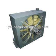 12v/24v DC aluminum plate fin hydraulic oil heat exchanger with fan